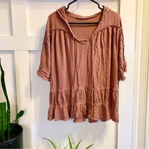 Cupshe ruffle shift dress/cover up